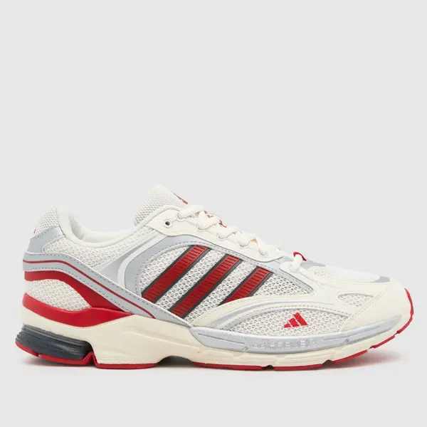 Image of adidas spiritain 2000 trainers in white & red White/Red UK 8