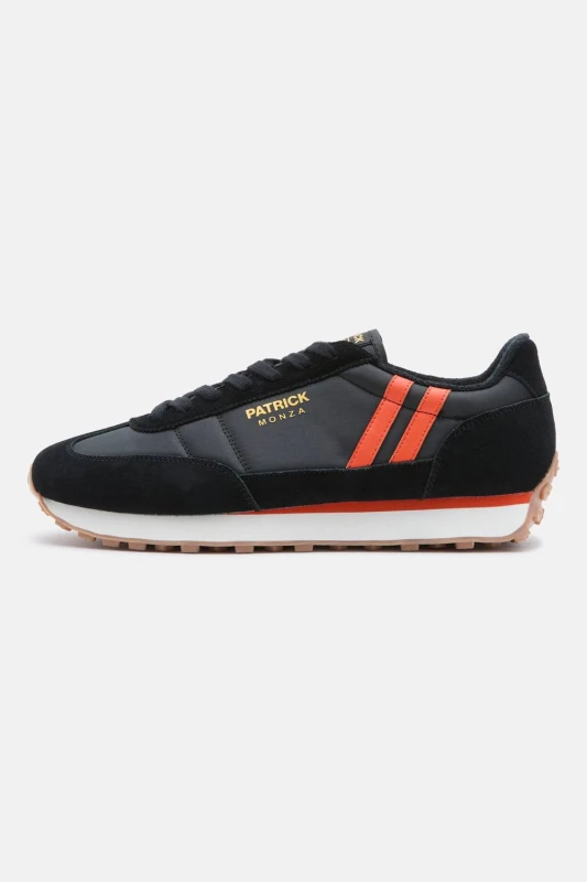 Image of Patrick Mens Monza Runner in Jet Black Size: 11 Jet Black Male 11