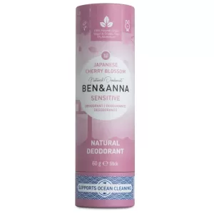 image of Ben and Anna Sensitive Japanese Cherry Blossom Deodorant 60g