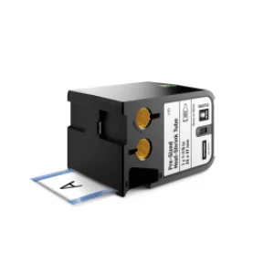 Image of Dymo 1868733 Black on White Heat Shrink Tubing 24mm x 47mm 60 Pre Sized Labels