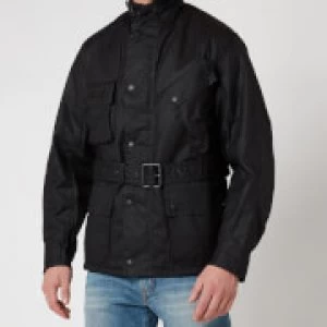Image of Barbour International Mens Winter Wax Jacket - Black - M