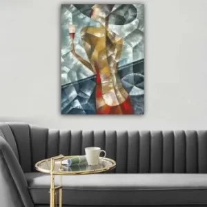 Image of 70766740_70100 Multicolor Decorative Canvas Painting