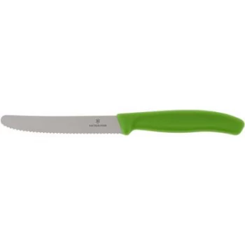 Image of Swiss Classic Tomato and Table Knife (green, 11 cm)