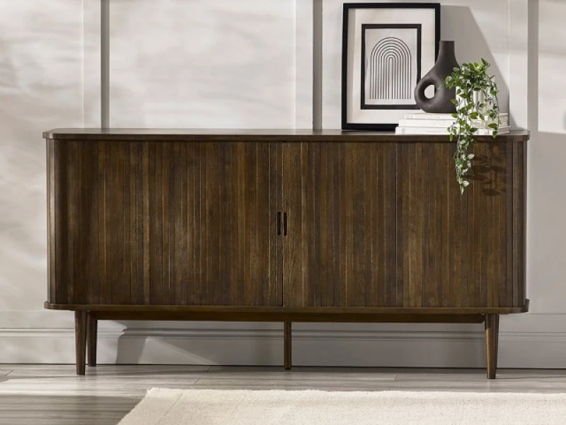 Image of Julian Bowen Arya Dark Oak 2 Door Sideboard