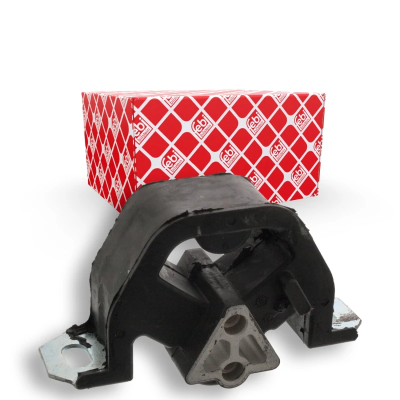 Image of FEBI BILSTEIN 02033 Engine mount Left Front, Rubber-Metal Mount Engine Mounting (247)