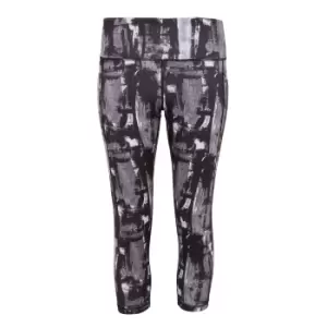 image of TriDri Womens Performance Sunset 3/4 Length Leggings (XL) (Charcoal)