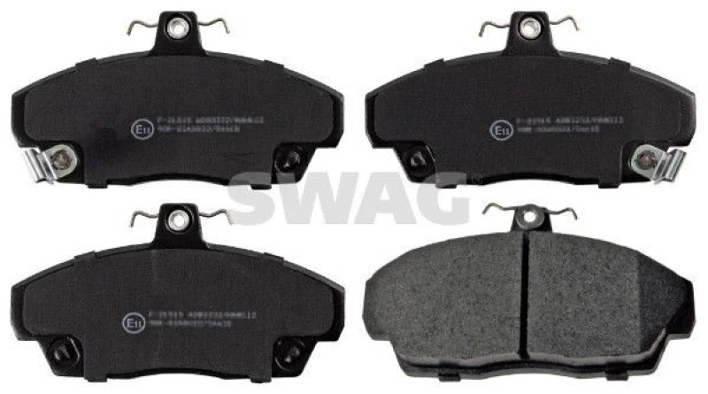 Image of Brake pad set SWAG 85 91 6114