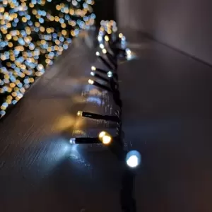 Image of 750 LED 18.7m Premier TreeBrights Indoor Outdoor Christmas Multi Function Mains Operated String Lights with Timer in Cool & Warm White