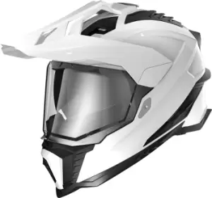 Image of LS2 MX701 Explorer HPFC Solid Motocross Helmet, white, Size 2XL, white, Size 2XL