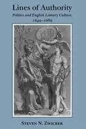 Image of lines of authority politics and english literary culture 1649 1689