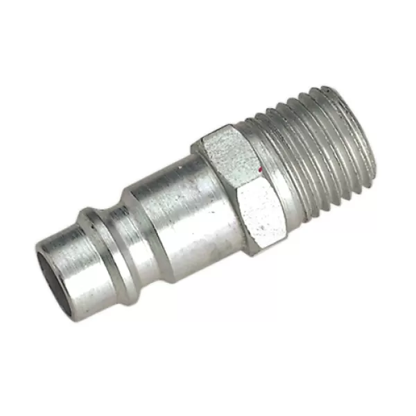 Image of Genuine SEALEY AC34 Screwed Adaptor Male 1/4BSPT Pack of 2