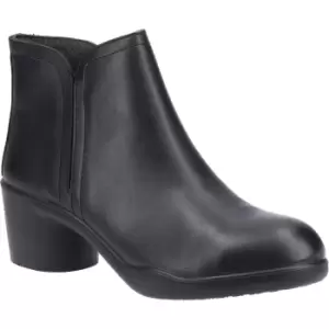 Image of Amblers Womens/Ladies AS608 Tina Leather Safety Shoes (7 UK) (Black)