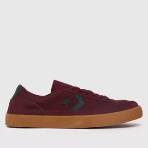 Image of Converse Burgundy Net Star Regrind Rubber Trainers