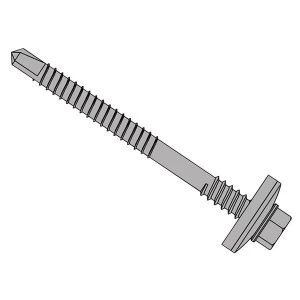 Image of ForgeFix TechFast Composite Panels to Steel Hex Screw No. 3 Tip 5.5 x 105mm Box 100