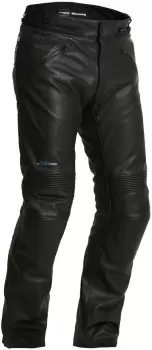 Image of Halvarssons Rinn Waterproof Motorcycle Leather Pants, black, Size 50, black, Size 50