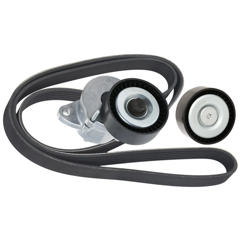 Image of RIDEX 542R0552 V-ribbed belt set Check alternator freewheel clutch & replace if necessary V-Ribbed Belt Set (542)