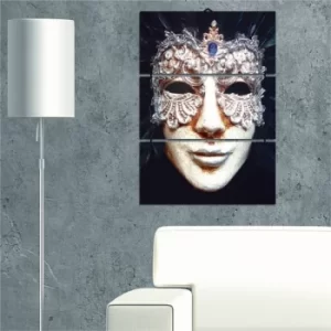 Image of B17 Multicolor Decorative MDF Painting (3 Pieces)