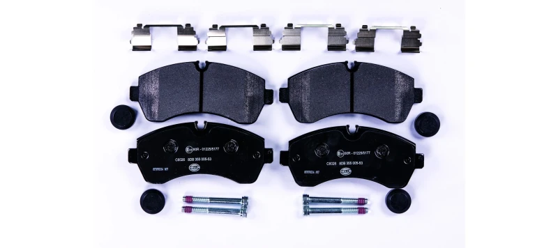 Image of HELLA Brake pad set HELLA 8DB 355 005-531