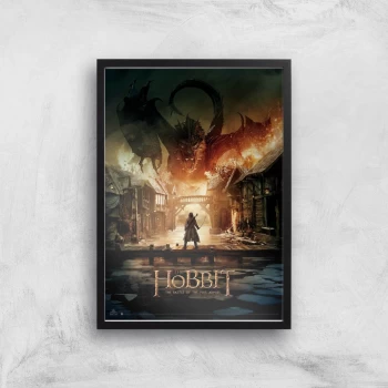 Image of The Hobbit: Battle Of The Five Armies Giclee Art Print - A3 - Black Frame