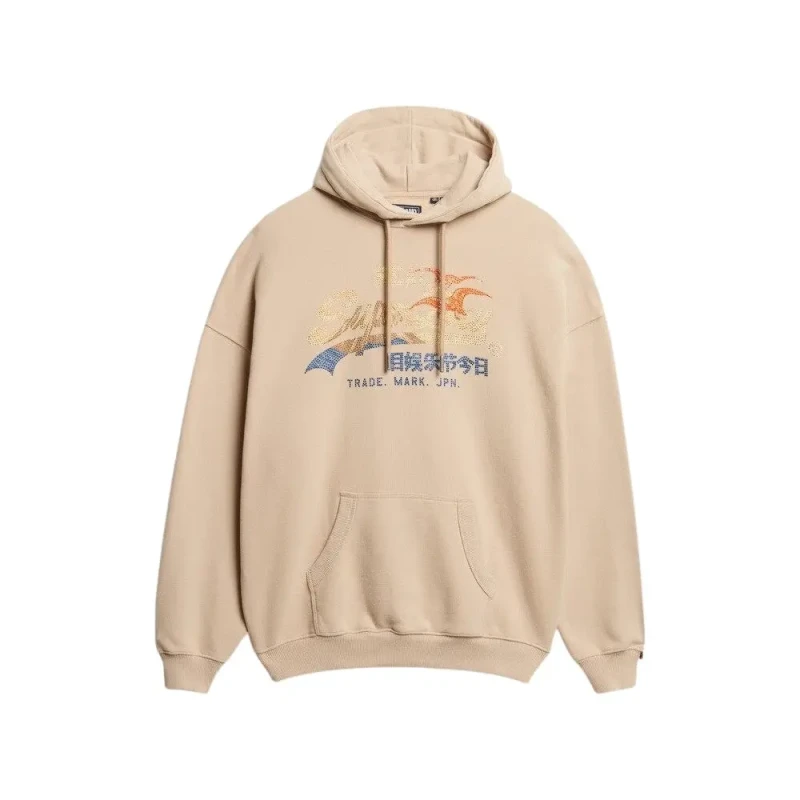 Image of Superdry Sweatshirt woman Superdry Tokyo Vl Gris Female XS