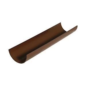 image of FloPlast RGM2BR Miniflo Gutter Pipe - Brown 2m