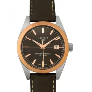 Image of T-Gold Gentleman Automatic Brown Dial Mens Watch