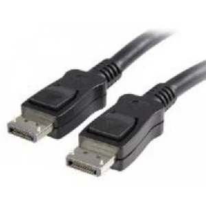 image of StarTech DisplayPort Cable with Latches 0.3m