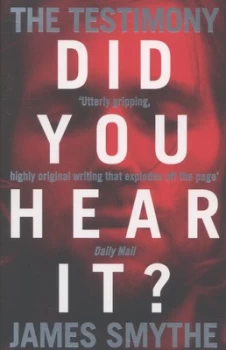 Image of The Testimony by James Smythe Paperback