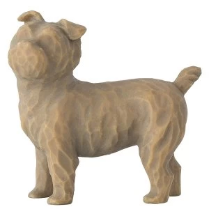 image of Love my Dog Small Standing (Willow Tree) Figurine