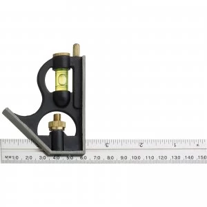 image of Fisher Lightweight Combination Square 150mm