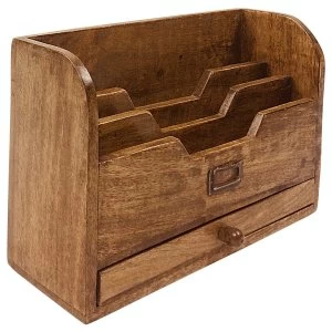 Image of Letter Rack with Drawer