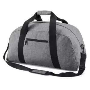 Image of BagBase Classic Holdall / Duffle Travel Bag (One Size) (Grey Marl)