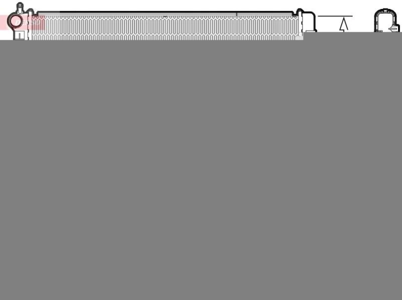 Image of DENSO Engine radiator DENSO DRM32051