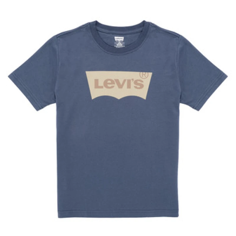 Image of Levis Logo Tee Juniors - Blue Blue 9 - 10 Years