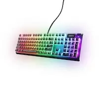 image of SteelSeries Prismcaps Mechanical Gaming Keyboard Keycap Set - Black UK Layout (60218)