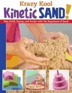 Image of krazy kool kinetic sand play build stamp and sculpt with the superhero of s