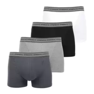 Image of Pack of 4 Basic Cotton Hipsters