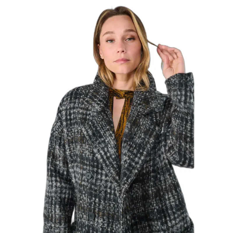 Image of Le Temps des cerises Womens coat Le Temps des cerises Aklys Noir Female M
