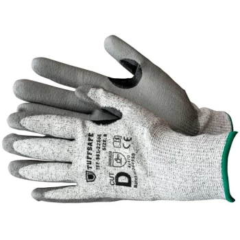 Image of Cut D Pu Palm Coated Glove, Size 9 - Tuffsafe