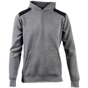 Image of Caterpillar Essentials Hooded Sweatshirt Dark Heather Grey - Large