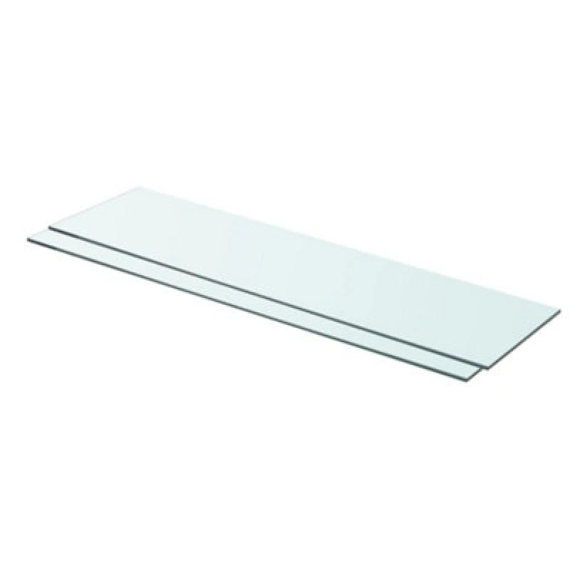 Image of VIDAXL Vidaxl - Shelves 2 pcs Panel Glass Clear 80x20cm 8719883874128