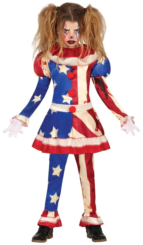 Image of Fiestas Guirca Fancy Dress Patriot Clown 3 ? 4 Years, Red CLG-FG78099