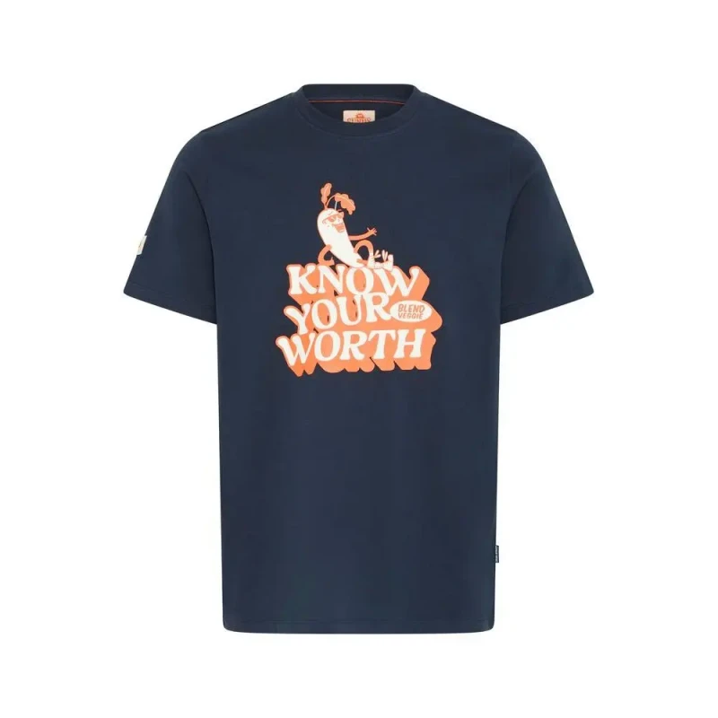 Image of Blend T-Shirt Blend Sun Veggie Bleu Male L