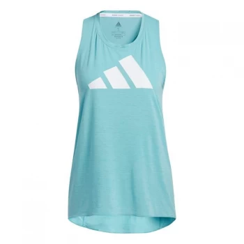 adidas 3-Stripes Logo Tank Top Womens - Mint Ton / White