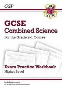 Image of New Grade 9-1 Gcse Combined Science Exam Practice Workbook with Answers - Higher Hardback