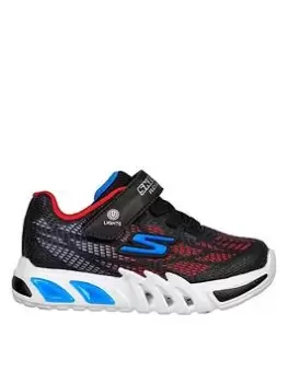 Image of Skechers Toddler Flex-glow Elite Trainer, Black, Size 4 Younger