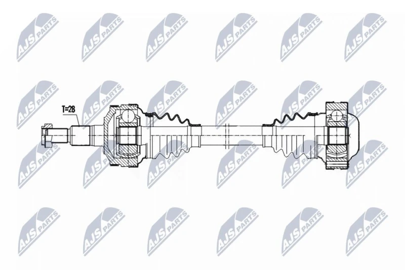 Image of NTY Drive shaft NTY NPW-PS-003