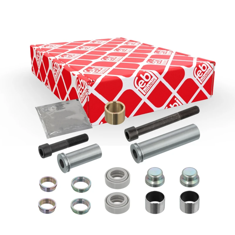 Image of FEBI BILSTEIN 107226 Brake Caliper Repair Kit with grease, with brake caliper screws, Rear Axle Repair Kit,brake caliper (405)