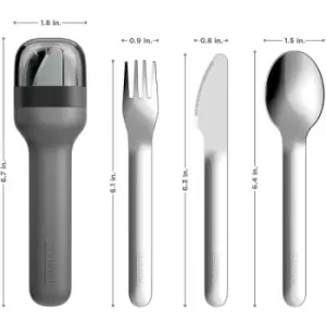 Zoku Pocket Utensil Set Charcoal