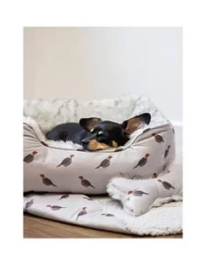 Image of Rosewood Phesant Print Pet Bed Bundle Medium/Large